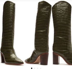Brand New Schutz Maryana in Military Green